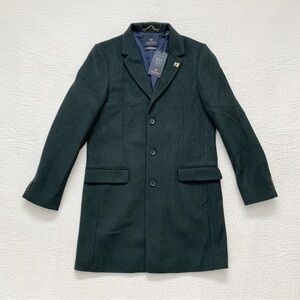 Scotch & Soda Men's Classic‎ Wool Coat, Black